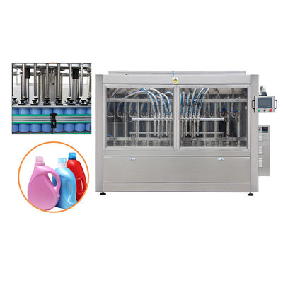 Macchina di riempimento automatico di detersivi liquidi schiumosi anti-spuma con ugelli bottom-up
