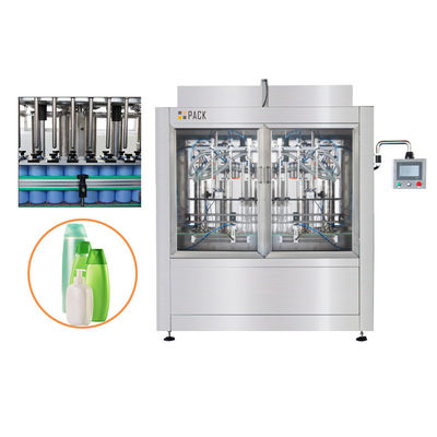 Riempitrice automatica a pistone in acciaio inossidabile con controllo PLC e ugelli antigoccia per pasta lavapiatti