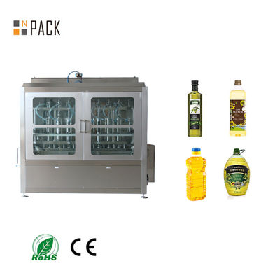 Riempitrice automatica di olio d'oliva con pompa volumetrica a pistone per bottiglia di vetro