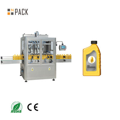 Macchina automatica per riempire le bottiglie di olio