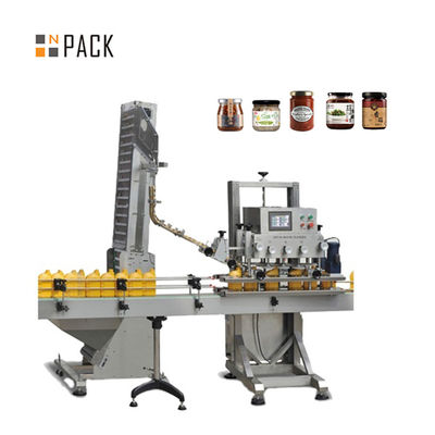 Macchina di confezionamento automatica con 6 ruote di vetro con tappo di bottiglia