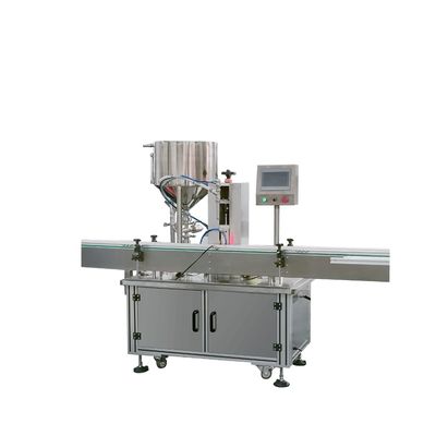 Servo Single Head Piston Filler per baratto di vetro Crema Cosmetici Paste Salsa confezioni