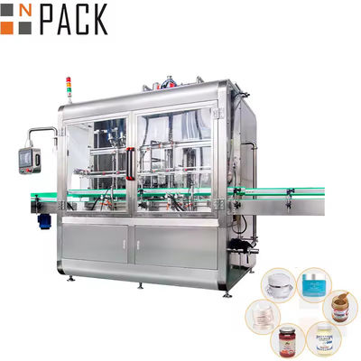 NPACK Macchina automatica di riempimento a pompa rotante ad alta viscosità di bottiglie di crema di salsa