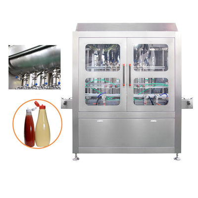 Npack Full Automatic Mayonnaise Sauce Filler Cream Paste Jar Filling Machine Piston Filling