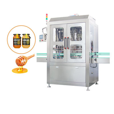 Pompa a pistoni completamente automatica 100g-500g Macchina di riempimento di pasta di miele per la bottiglia in barattolo di vetro