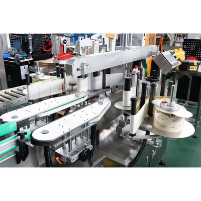 Npack Shanghai Bilateral Pneumatic Labeling Machine per l'etichettatura frontale e posteriore su due lati