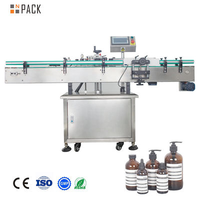Controllo automatico PLC Bottiglie rotonde Bottine Barattoli Macchine di etichettatura per olio di salsa liquida