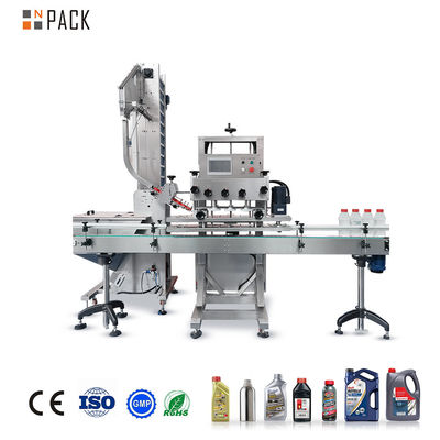 Npack Full Auto 1000-5000ml Bottiglia Cap Assemblaggio macchina con 6 ruote lineari e istruzioni online