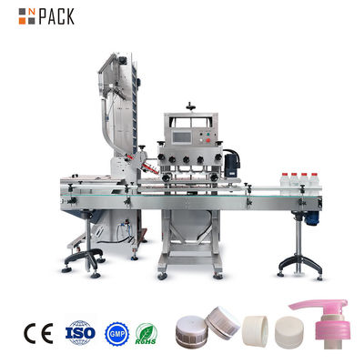 Npack Full Automatic Wine Liquor Spray Perfume Bottle Capping Machine con controllo PLC