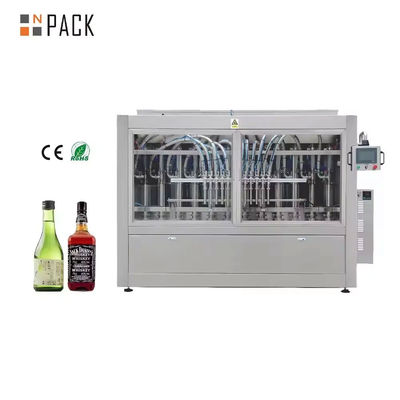 Macchina automatica per la linea di riempimento di bottiglie di vetro di vodka ad alta precisione