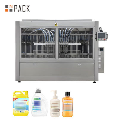 Imbottigliatrice chimica automatica con pompa a pistone 100ml-5000ml con controllo PLC